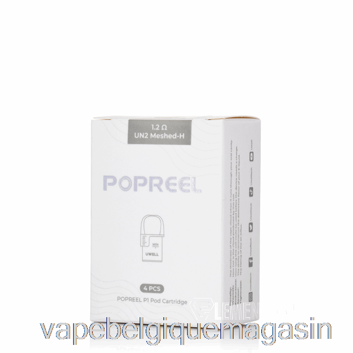Vape Jetable Uwell Popreel P1 Dosettes De Remplacement 1.2ohm Popreel P1 Pods